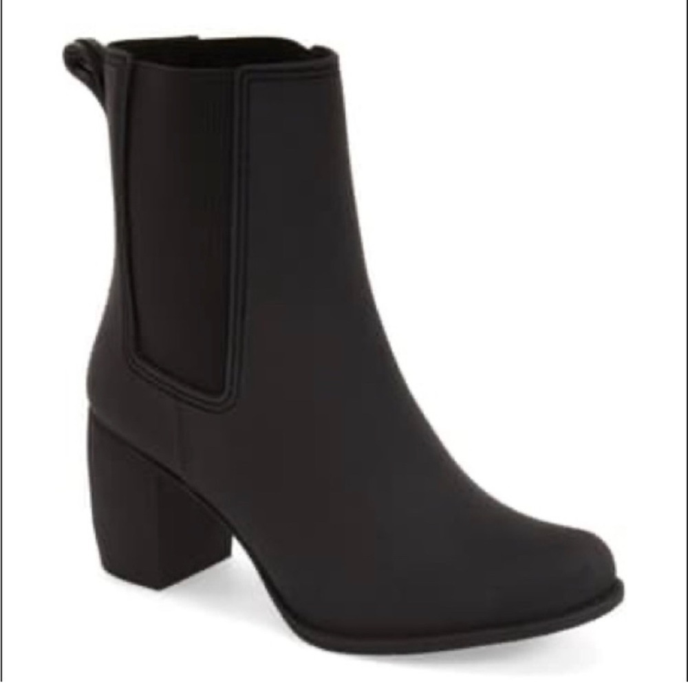 Jeffrey Campbell Rubber Heeled Rain booties